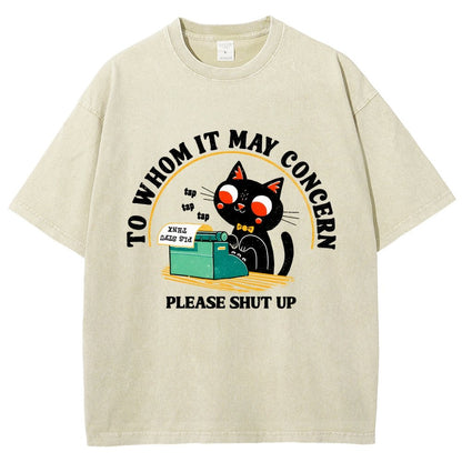 To Whom It May Concern Vintage Distressed T-shirt