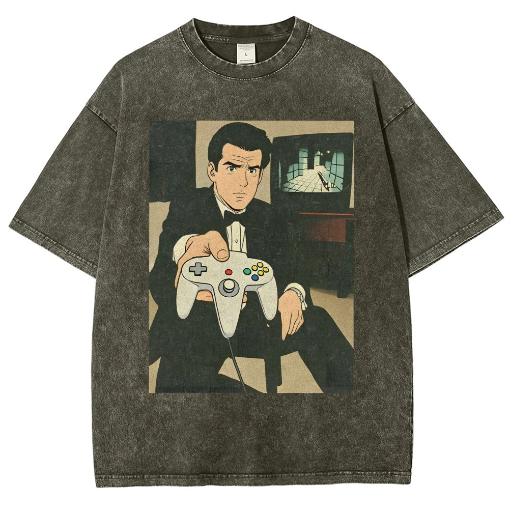 Come Play Retro Games Vintage Distressed T-shirt