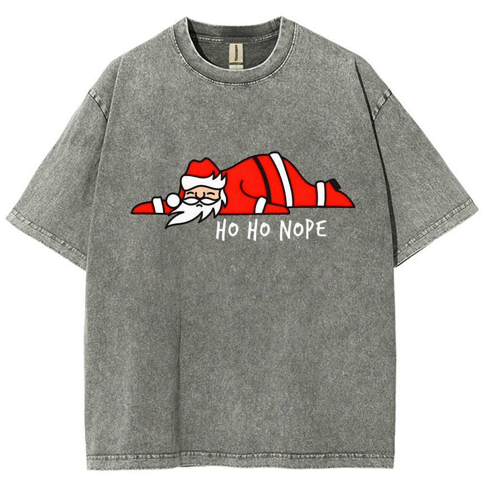 Ho Ho Nope Vintage Distressed T-shirt