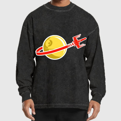 That's No Space Logo! Washed Long Sleeve Tee