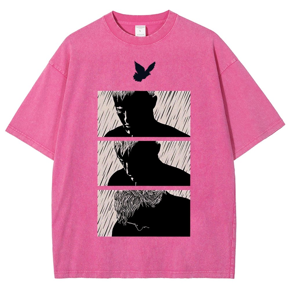 Ending White Vintage Distressed T-shirt