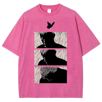 Ending White Vintage Distressed T-shirt