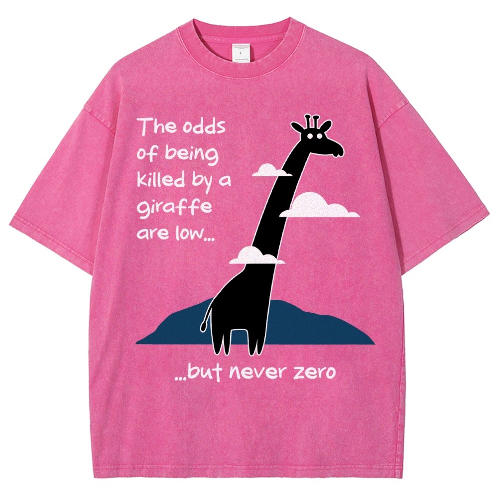 Killer Giraffe Vintage Distressed T-shirt