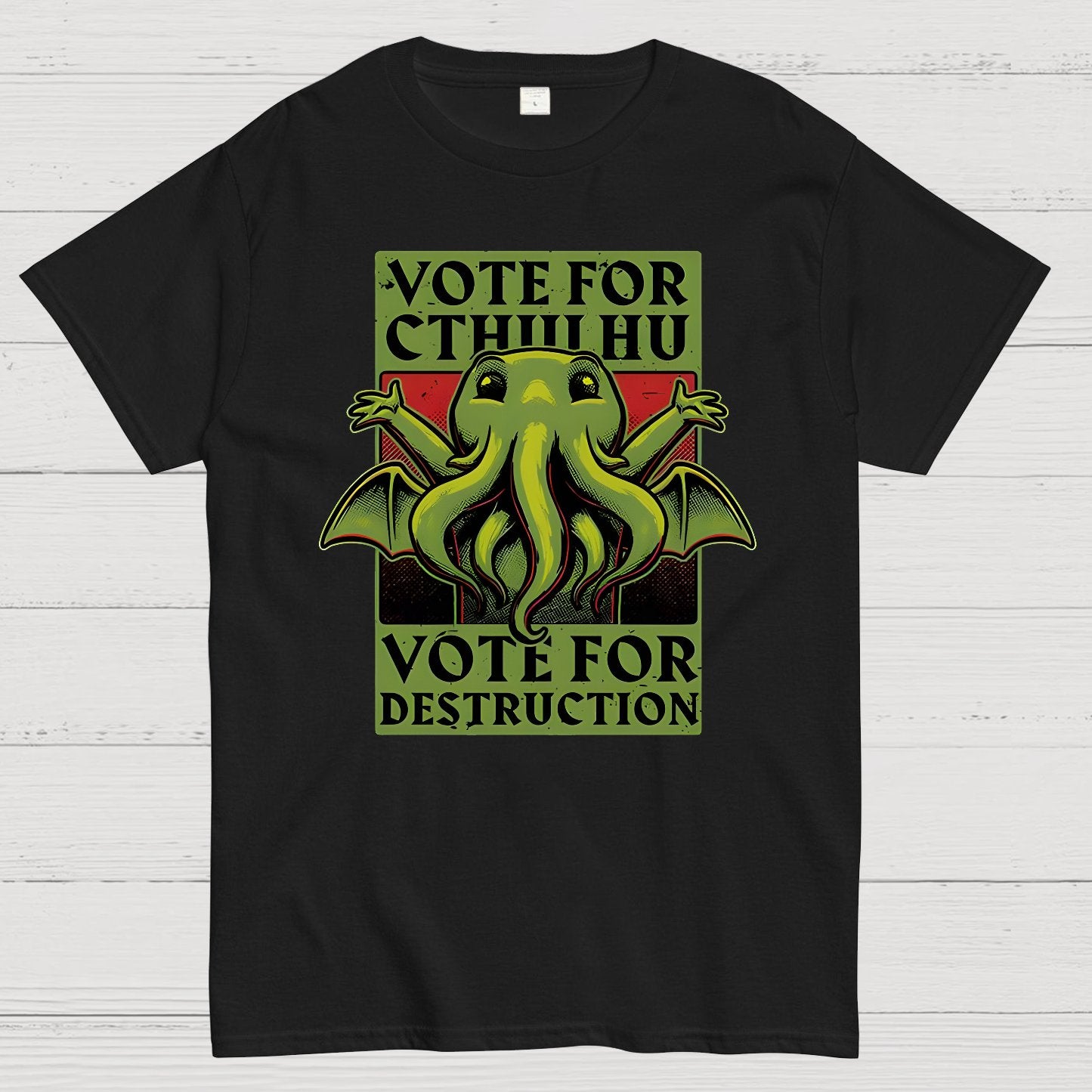 Vote For Destruction Geek T-Shirt