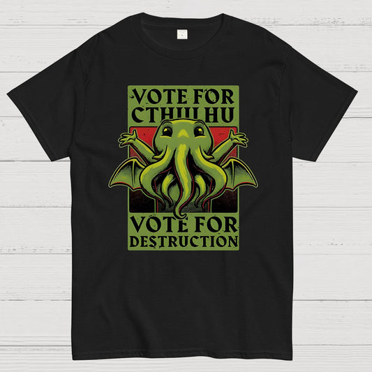 Vote For Destruction Geek T-Shirt