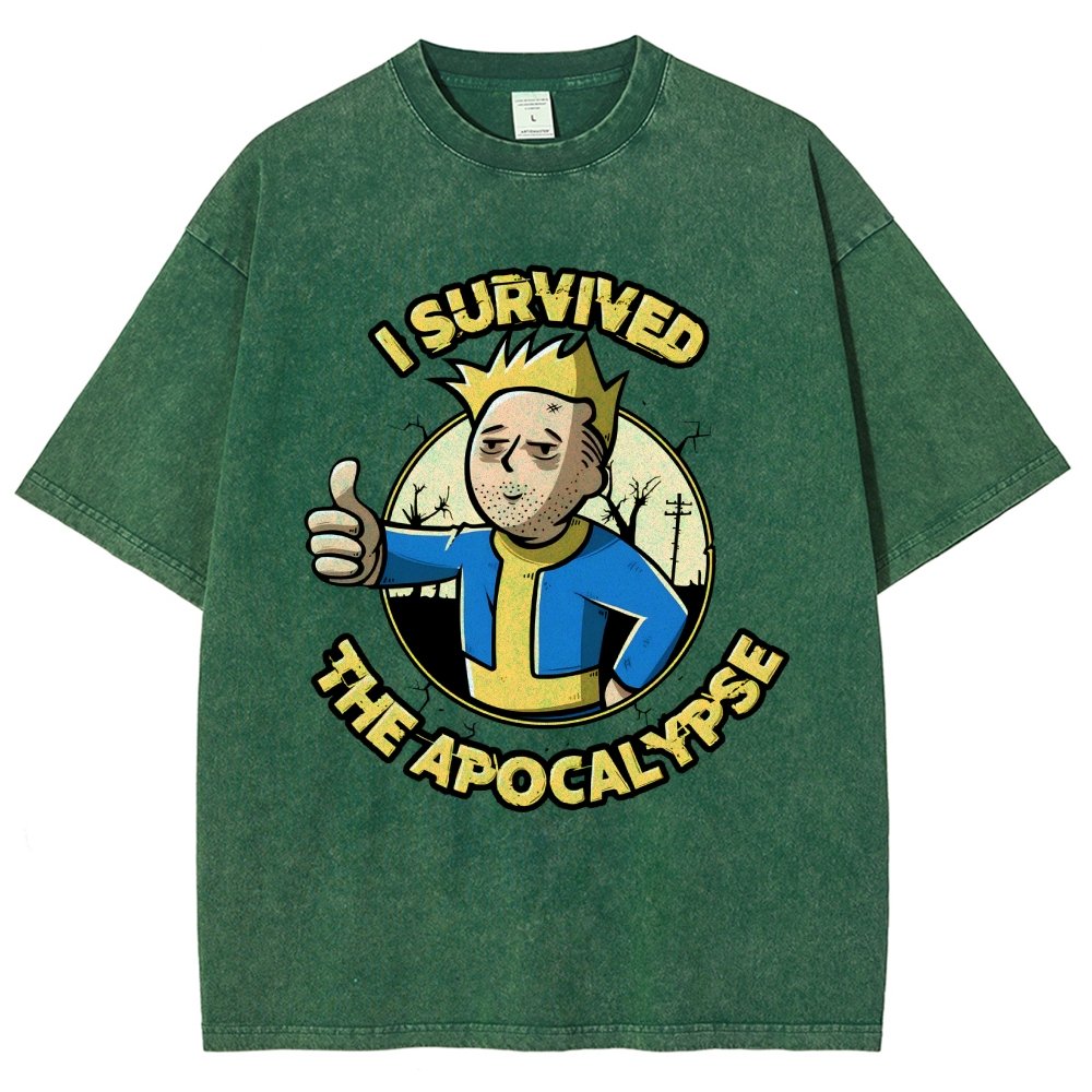 I Survived Vintage Distressed T-shirt