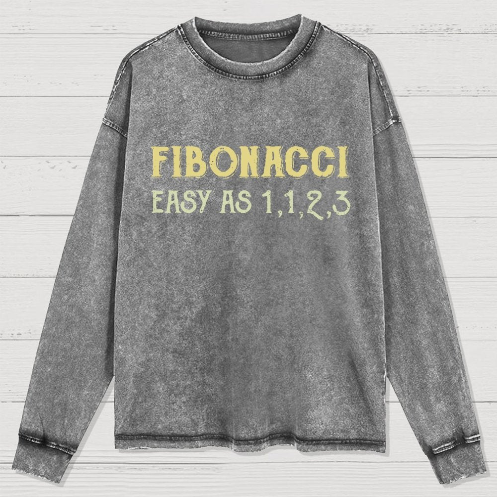 Easy As 1123 Washed Long Sleeve Tee