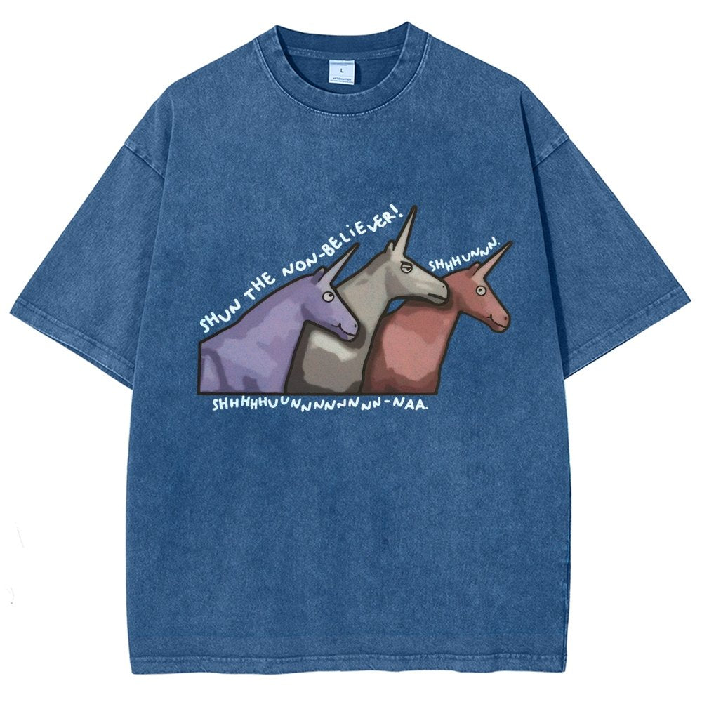 Shun the Non-Believer   Vintage Distressed T-shirt
