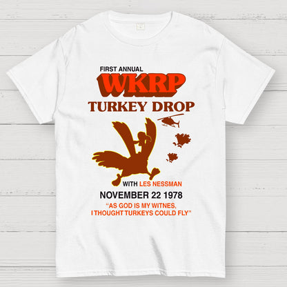 Vintage Retro Turkey Drop Geek T-Shirt