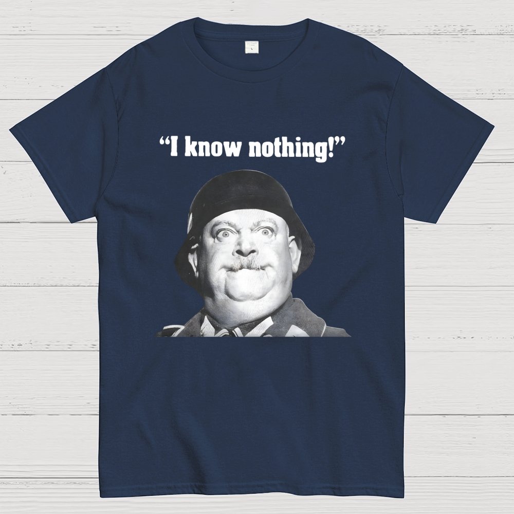 I Know Nothing Art Print Geek T-Shirt