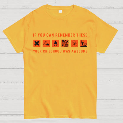 If You Can Remember These Your Childhood Was Awesome Geek T-Shirt