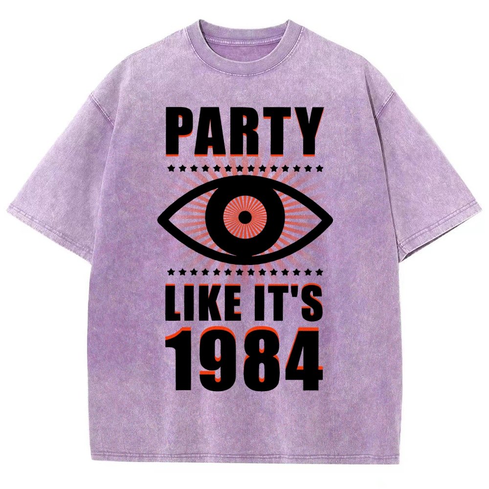 Big Brother is Watching You Party Vintage Distressed T-shirt