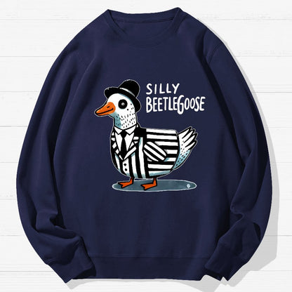 Beetle Goose Cotton Pullover Geek Cotton Sweatshirt