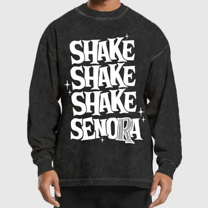 Shake Shake Shake Senora Halloween Washed Long Sleeve Tee