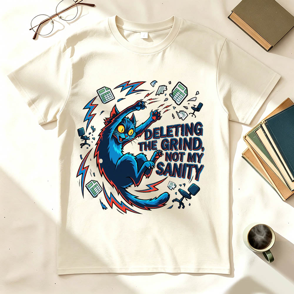 Grinding Cat T-Shirt
