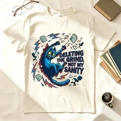 Grinding Cat T-Shirt