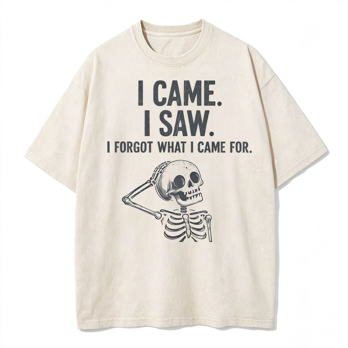 I Came. I Saw. I Forgot What I Came For. Funny Dark Humor T-Shirt