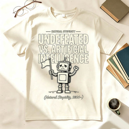Undefeated vs. Artificial Intelligence T-Shirt
