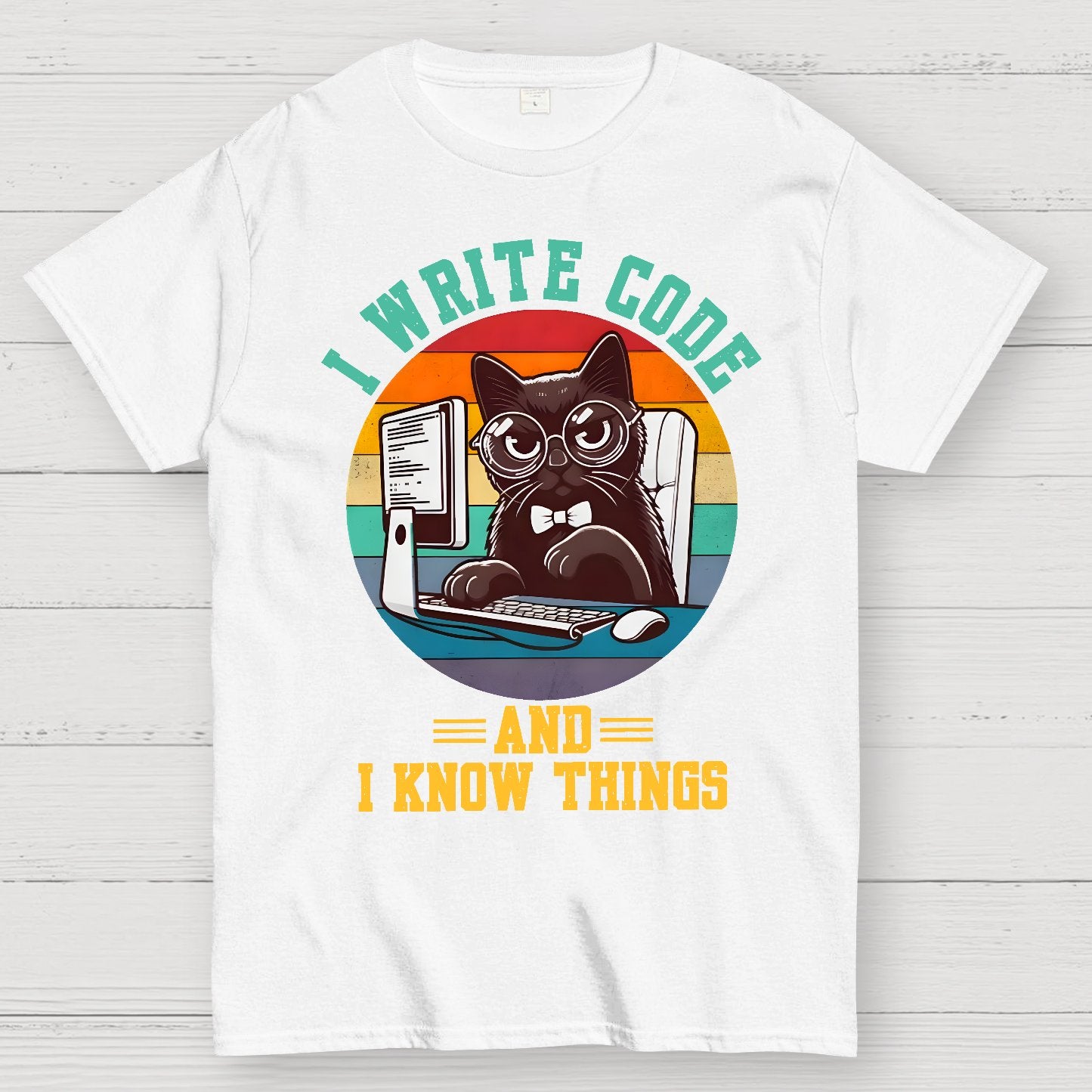 I Write Code And I Know Thing Geek T-Shirt