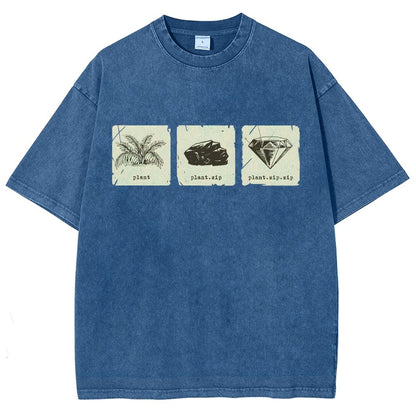 Internet Funny Plant.zip.zip Vintage Distressed T-shirt