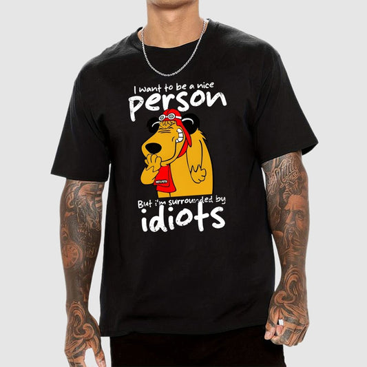 Sourronded by idiots Unisex Geek T-Shirt