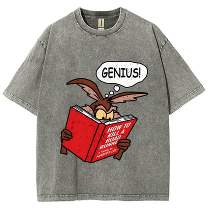 Genius Plan Vintage Distressed T-shirt