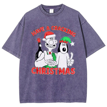 Have a Cracking Christmas Vintage Distressed T-shirt