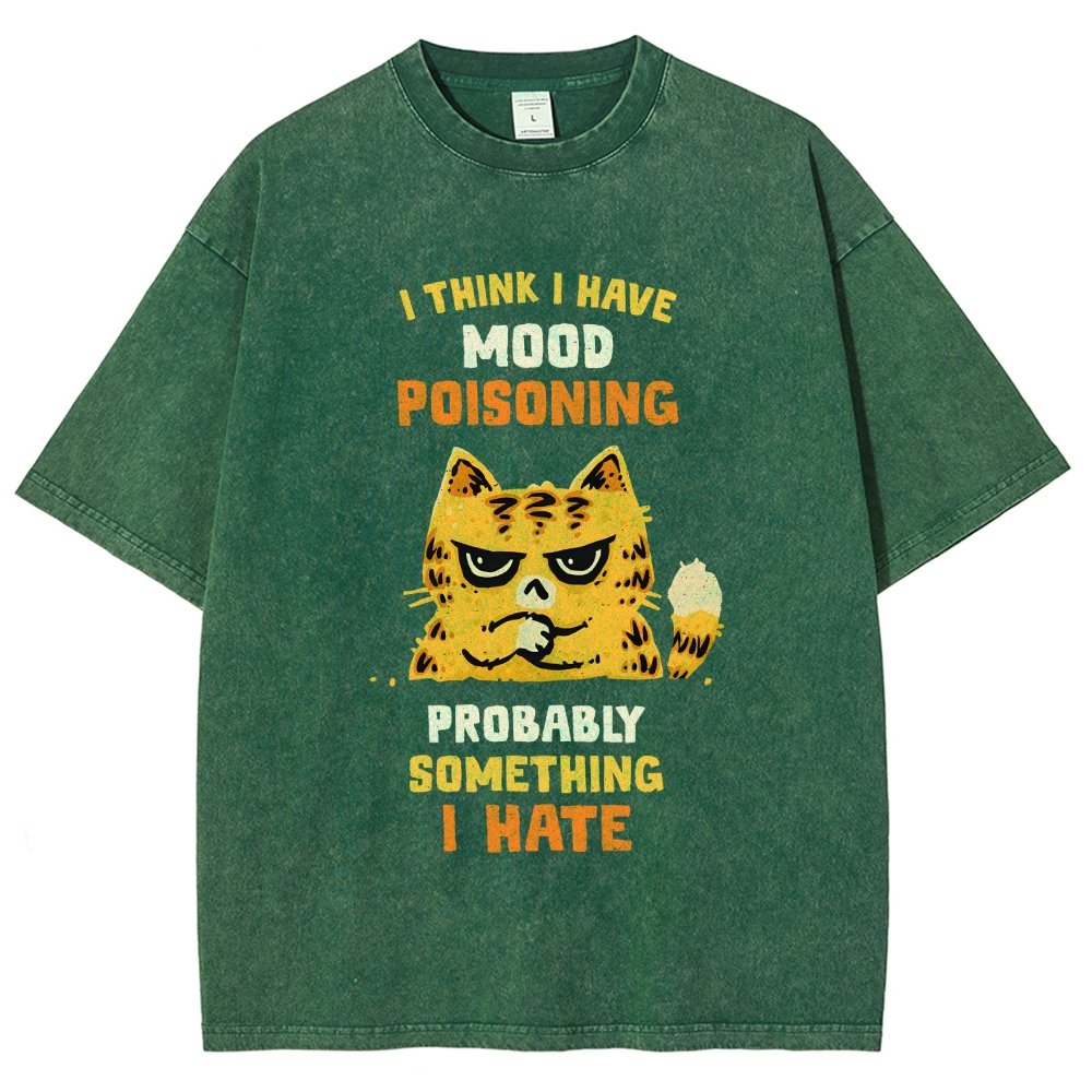 A Bad Case Of Mood Poisoning Vintage Distressed T-shirt