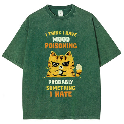 A Bad Case Of Mood Poisoning Vintage Distressed T-shirt