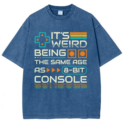 8-Bit Aged Vintage Distressed T-shirt