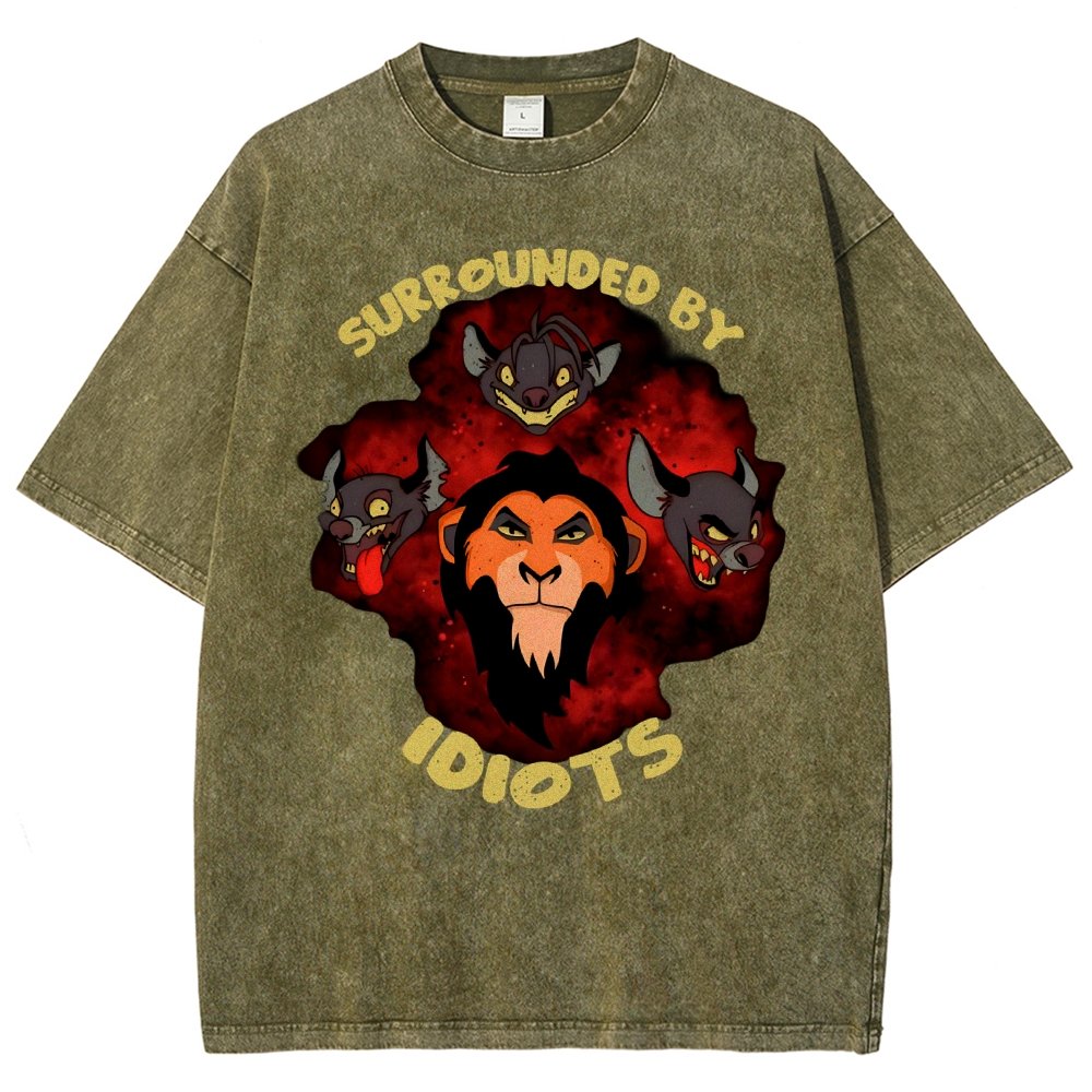 Surrounded By Idiots Vintage Distressed T-shirt