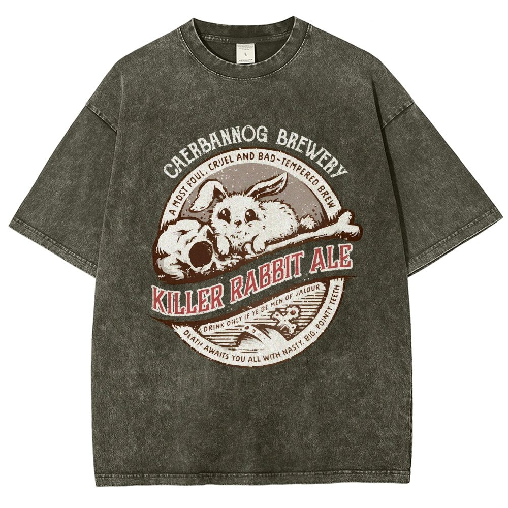 Killer Rabbit Ale Vintage Distressed T-shirt