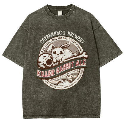 Killer Rabbit Ale Vintage Distressed T-shirt