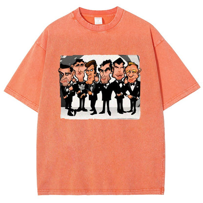 Six Faces One Spy Vintage Distressed T-shirt