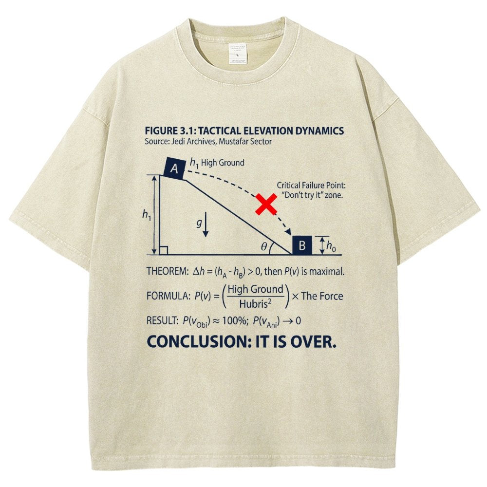 It Is Over Art Print Vintage Distressed T-shirt