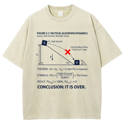 It Is Over Art Print Vintage Distressed T-shirt