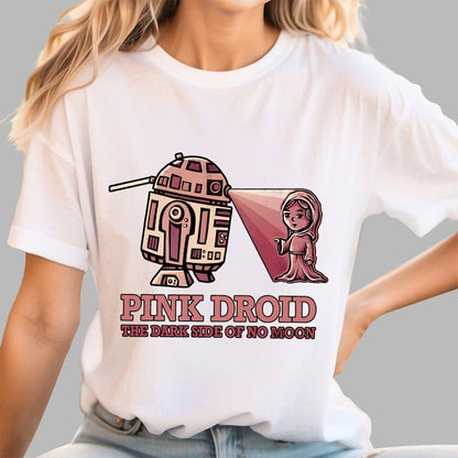 Pink Droid Geek T-Shirt