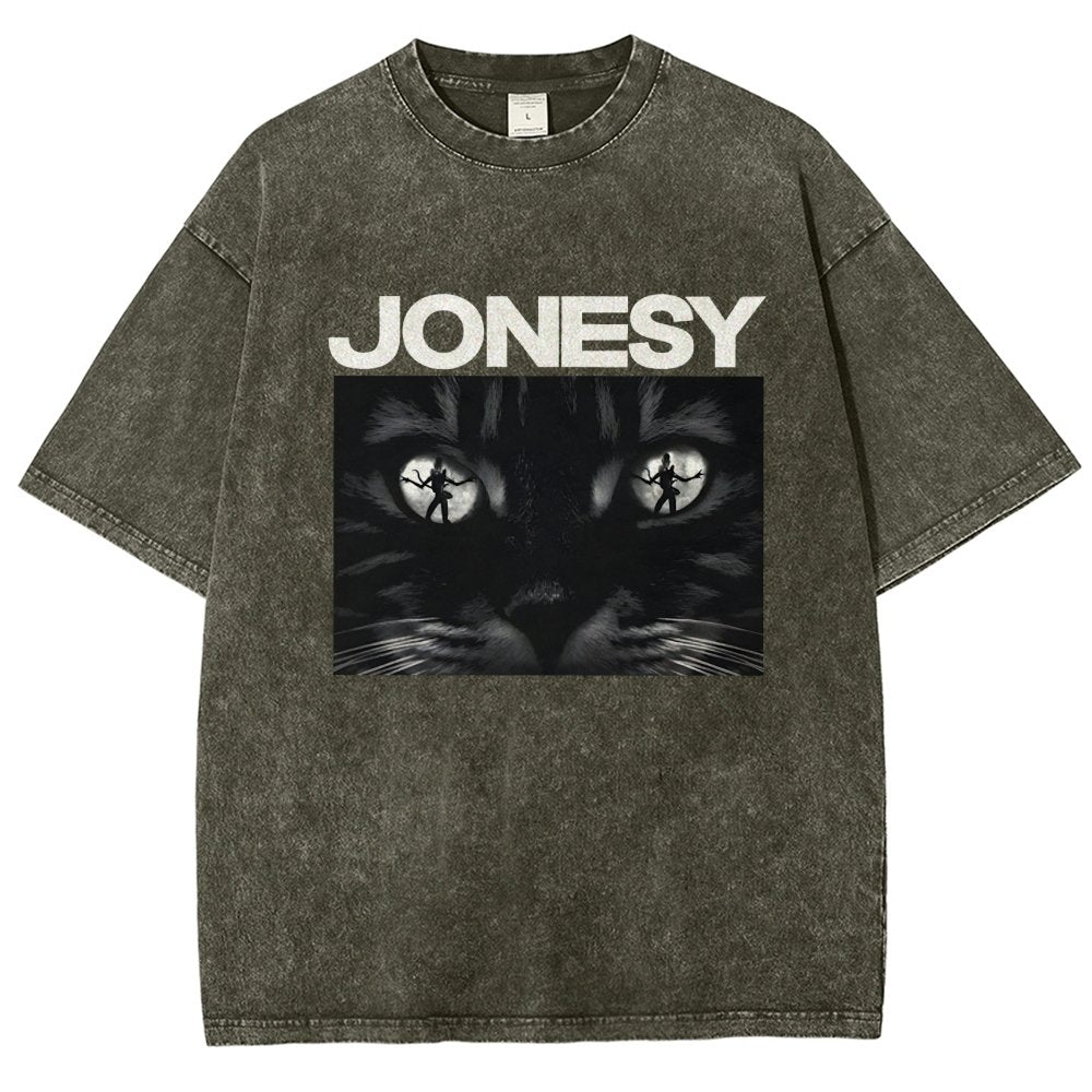 Jonesy The Space Cat Vintage Distressed T-shirt