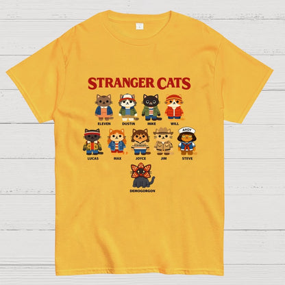 Stranger Cats Geek T-Shirt