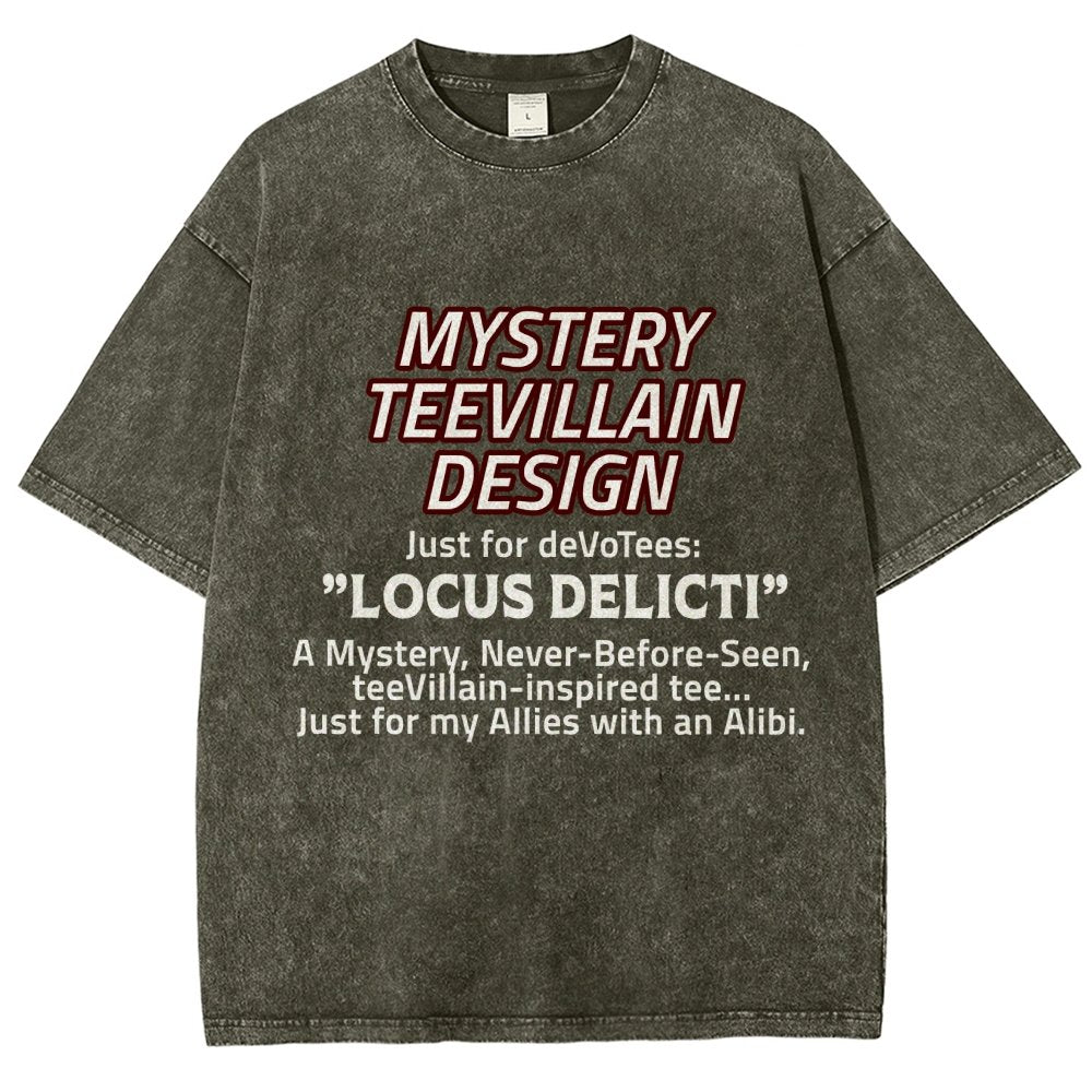 Locus Delicti Vintage Distressed T-shirt