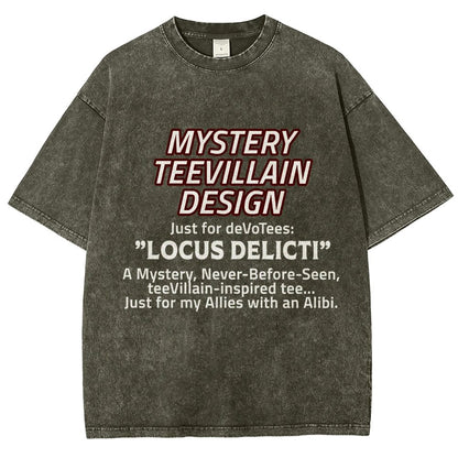 Locus Delicti Vintage Distressed T-shirt