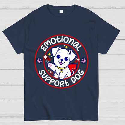 Emotional Support Dog Unisex Geek T-Shirt