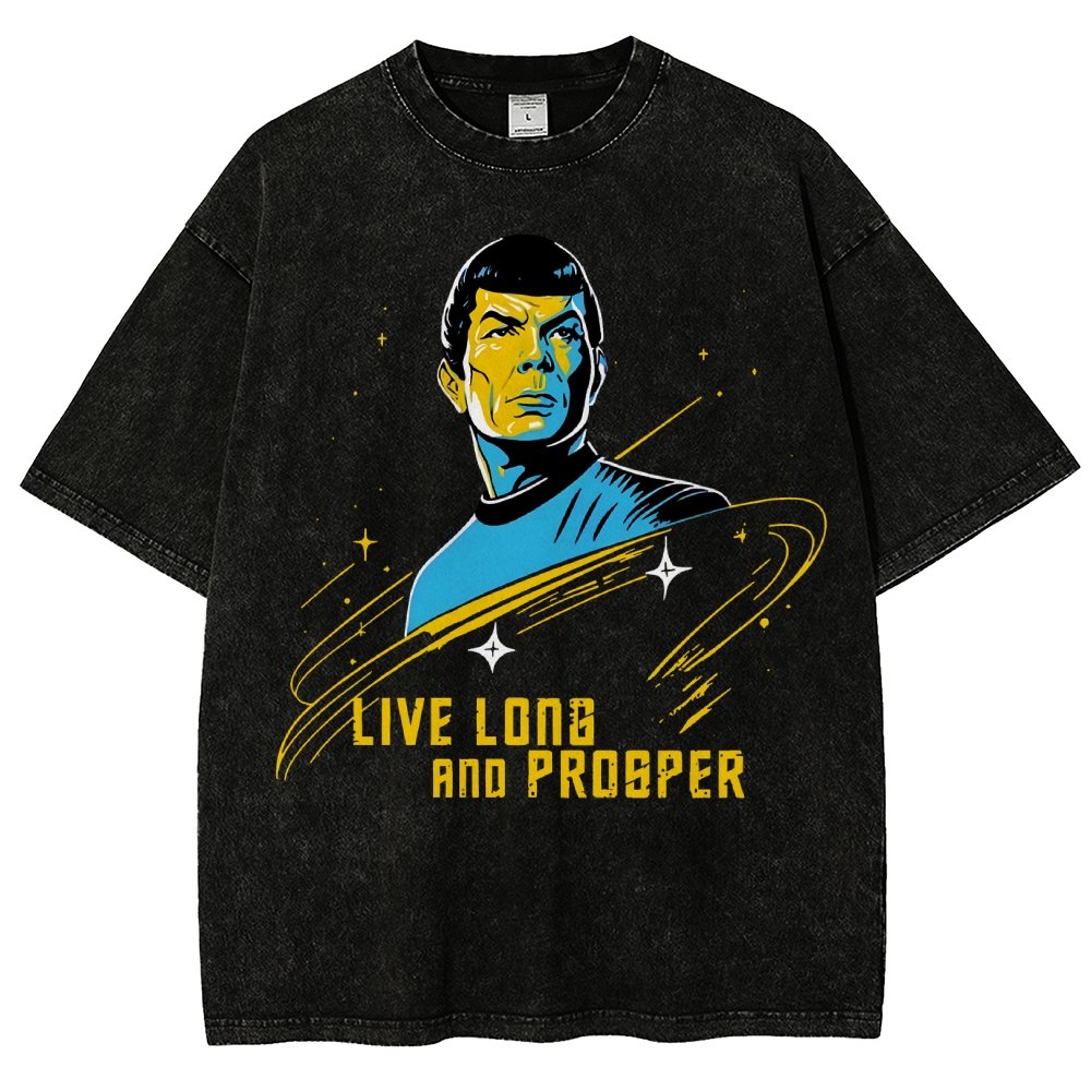 Live long and prosper Vintage Distressed T-shirt