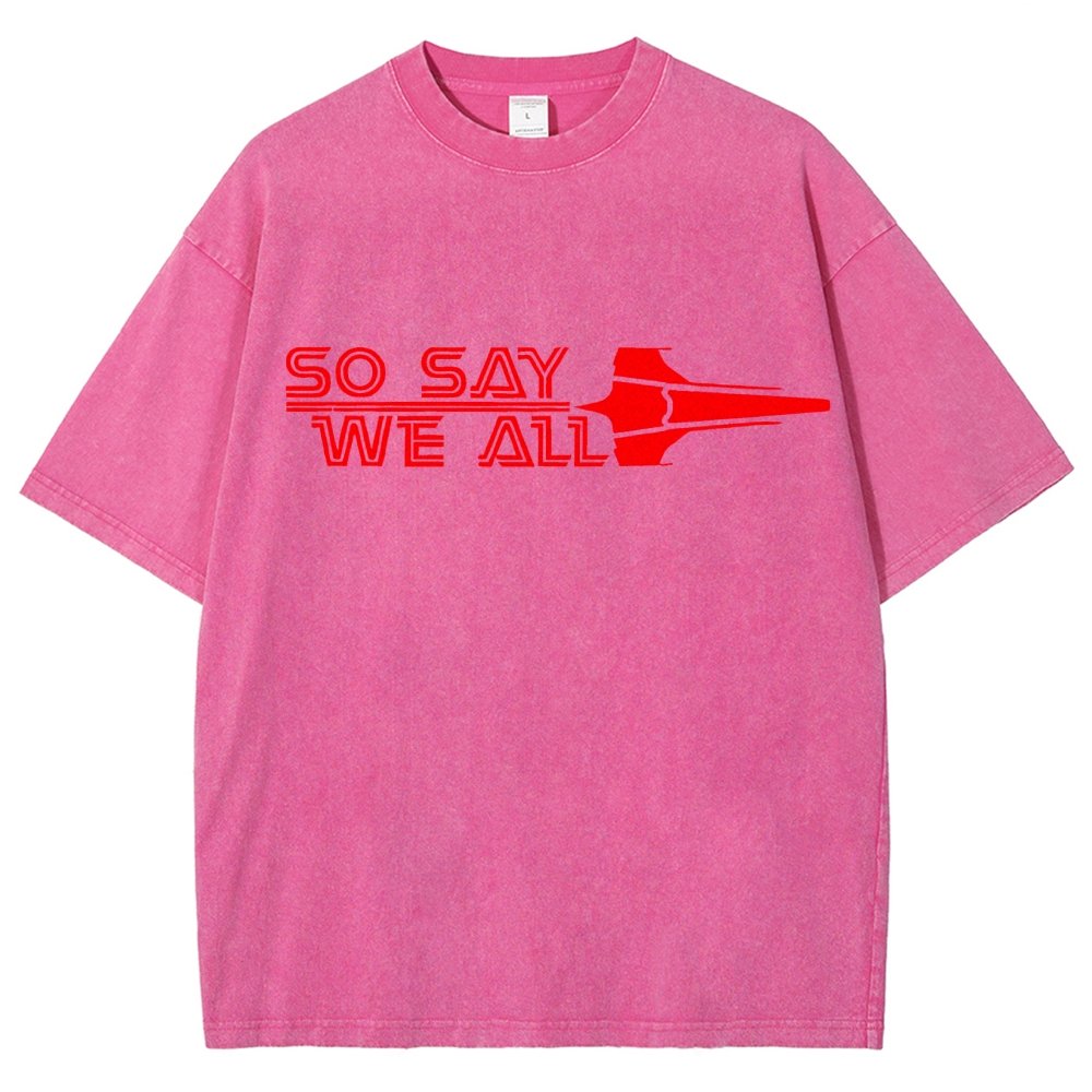 So Say We All Vintage Distressed T-shirt