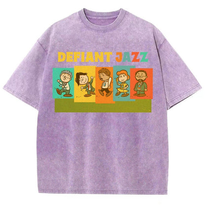 Defiant Jazz Vintage Distressed T-shirt