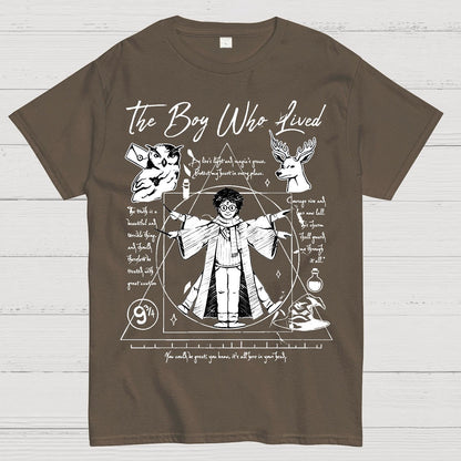 Vitruvian Wizard Geek T-Shirt