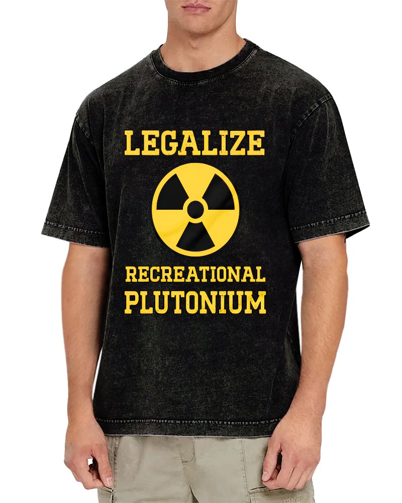 Legalize Recreational Plutonium Vintage Distressed T-shirt