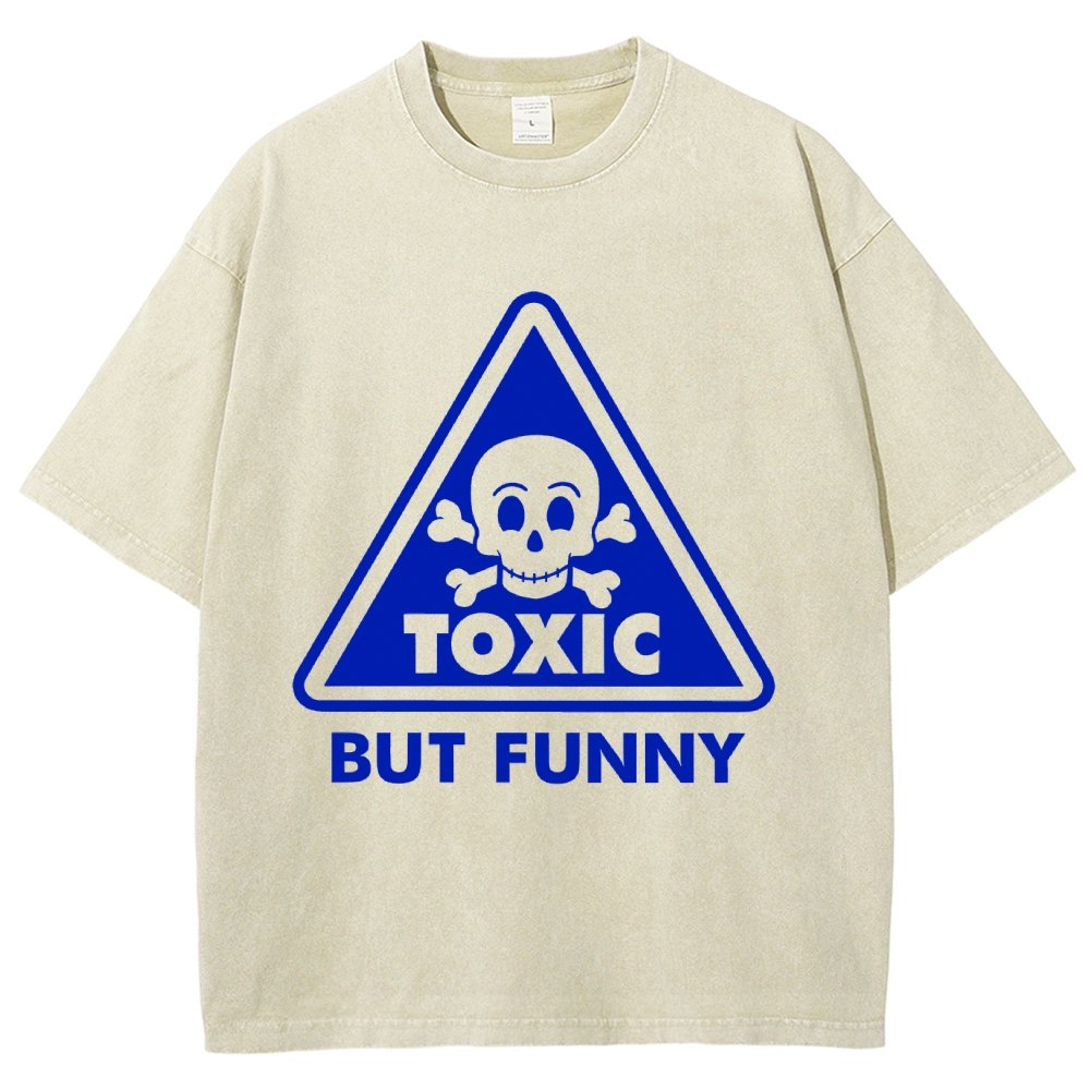 Toxic but Funny Vintage Distressed T-shirt