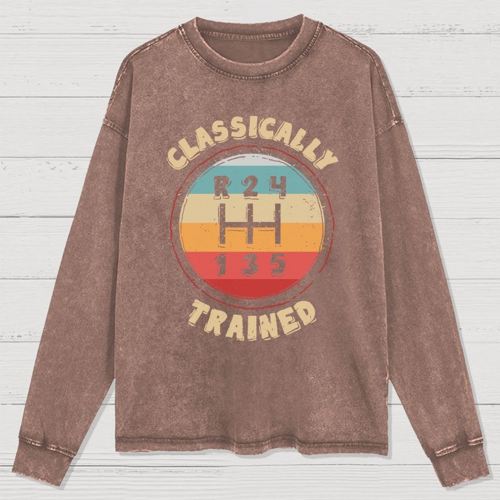 Classically Trained Washed Long Sleeve Tee
