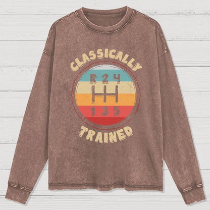 Classically Trained Washed Long Sleeve Tee